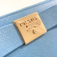 PRADA Long Wallet Purse Safiano leather blue ribbon