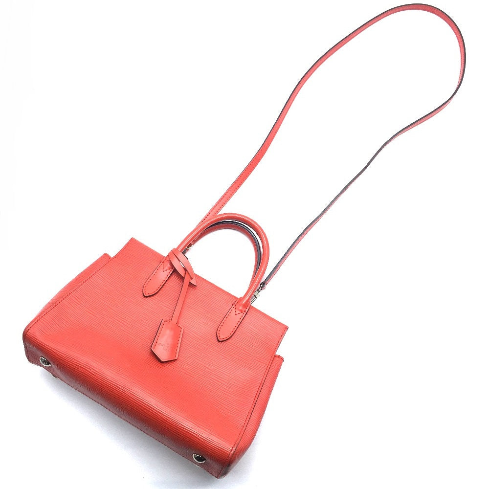 LOUIS VUITTON Handbag M94619 Epi Leather Red Epi Marley BB Women Used Authentic