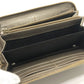 GUCCI Long Wallet Purse 307984 leather Champagne Gold Bamboo Continental wallet Women Used Authentic