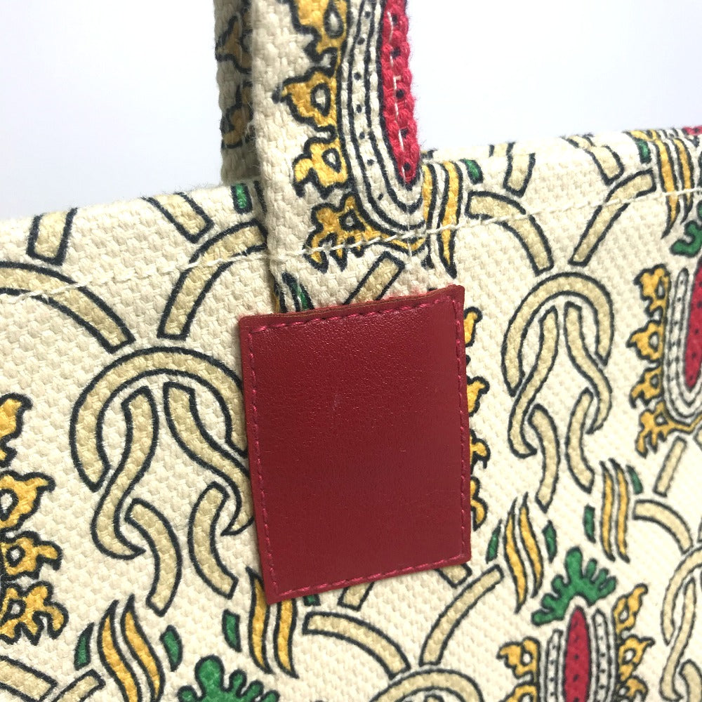 GUCCI Tote Bag canvas multicolor Overall handle Women Used Authentic