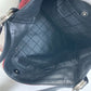 CELINE Shoulder Bag Cotton, Leather Red check Women Used Authentic