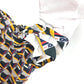 FENDI Tote Bag Leather / nylon White / Navy FIRA FIRA Eco bag Shoulder Bag Women Used Authentic
