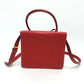 LOEWE Handbag leather Red Barcelona Women Used Authentic