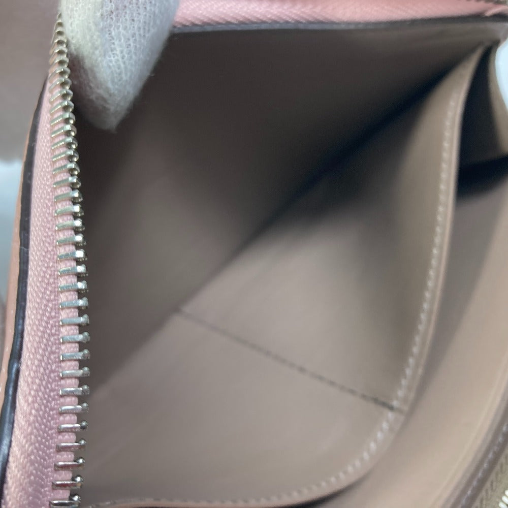LOUIS VUITTON Long Wallet Purse M63103 Taurillon Clemence Leather pink Portefeuille comet Women Used Authentic