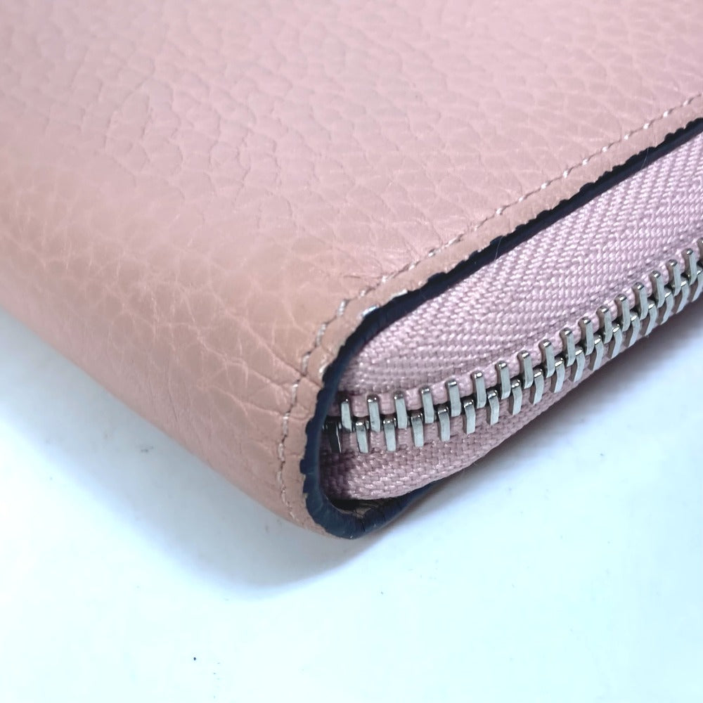 LOUIS VUITTON Long Wallet Purse M63103 Taurillon Clemence Leather pink Portefeuille comet Women Used Authentic