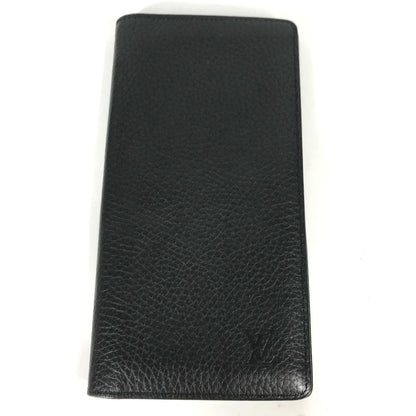 LOUIS VUITTON Long Wallet Purse M58192 Taurillon Clemence Leather black Long wallet Portefeuille Braza Women Used Authentic