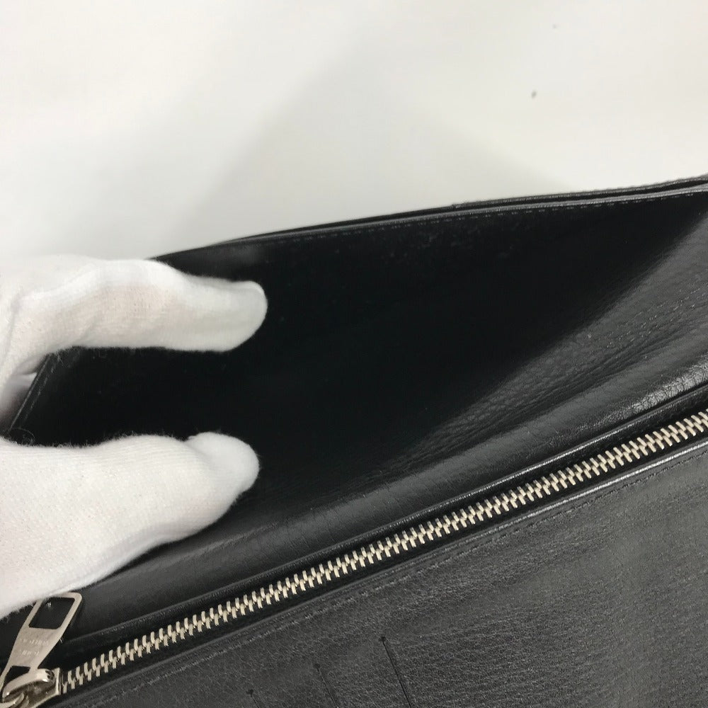 LOUIS VUITTON Long Wallet Purse M58192 Taurillon Clemence Leather black Long wallet Portefeuille Braza Women Used Authentic