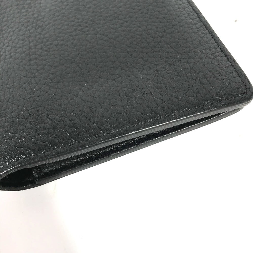 LOUIS VUITTON Long Wallet Purse M58192 Taurillon Clemence Leather black Long wallet Portefeuille Braza Women Used Authentic
