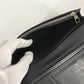 LOUIS VUITTON Long Wallet Purse M58192 Taurillon Clemence Leather black Long wallet Portefeuille Braza Women Used Authentic