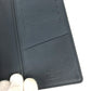 LOUIS VUITTON Long Wallet Purse M41899 leather Navy Cuir Ombre Portefeuille Blaza mens Used Authentic