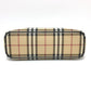 BURBERRY Handbag PVC / Leather beige check Women Used Authentic