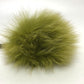 FENDI Bag charm fur green Bonbon charm Women(Unisex) Used Authentic