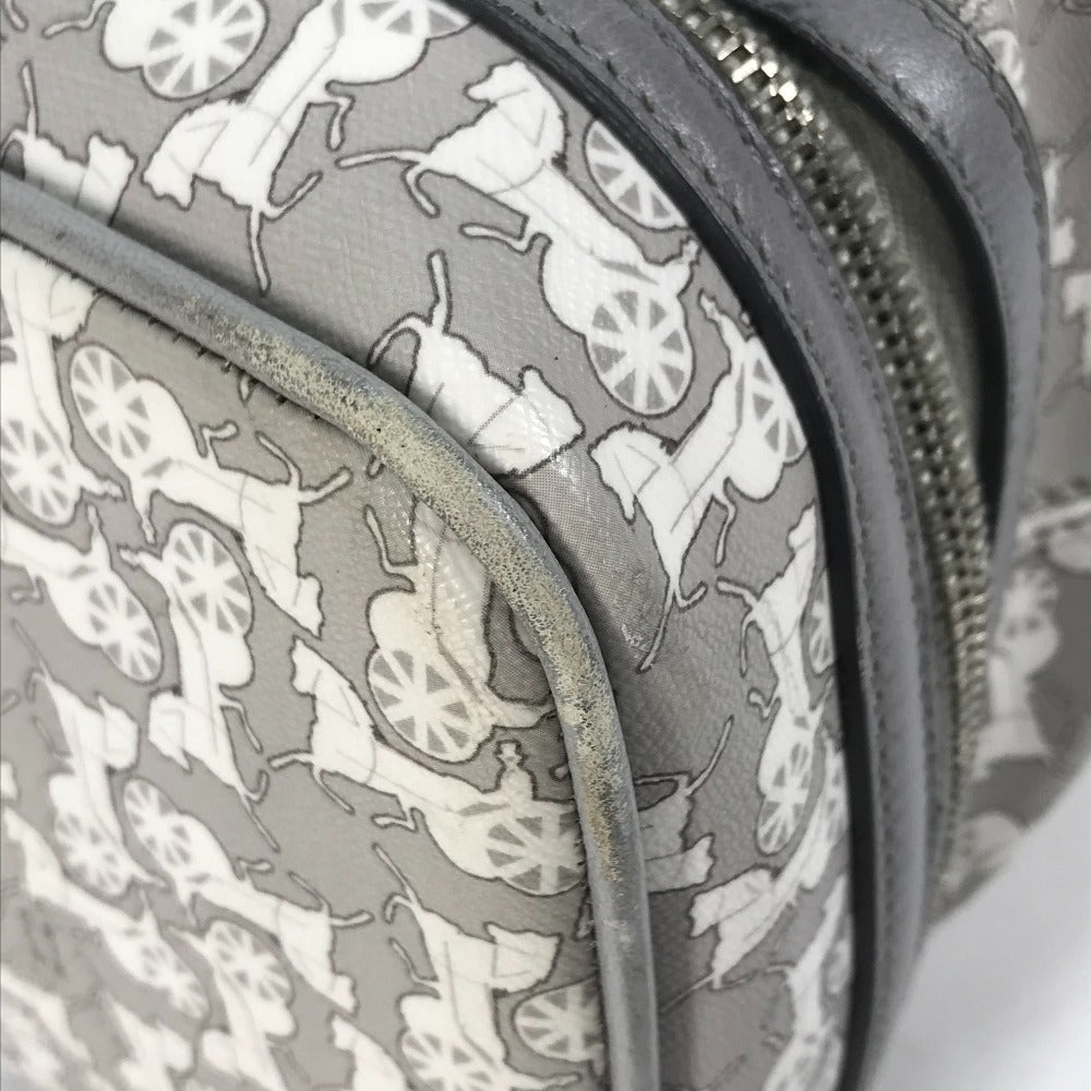 CELINE Shoulder Bag PVC / Leather gray Ai Tominaga collaboration Sulky Mothers bag Women Used Authentic