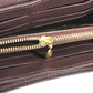 LOUIS VUITTON Long Wallet Purse M60414 Monogram canvas Brown x Gold Metal Bifold Wallet Portefeuille Elyses mens Used Authentic