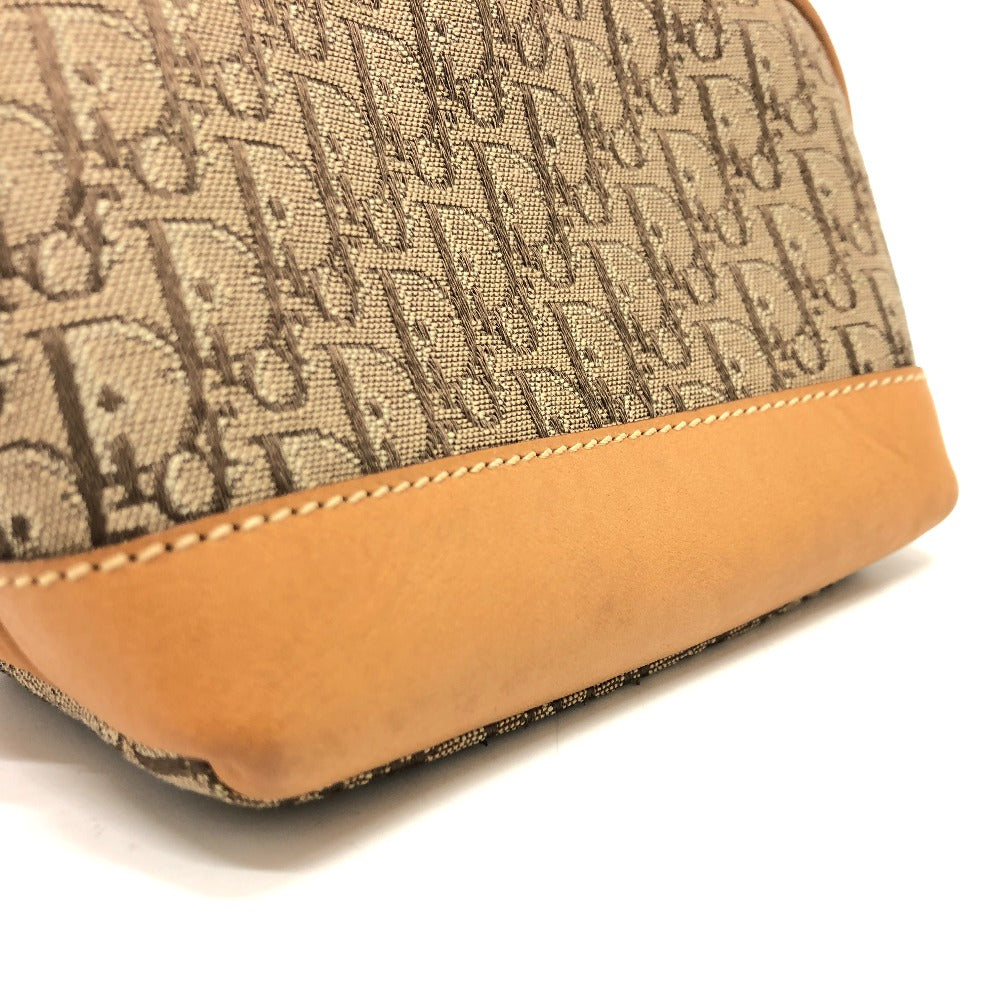 Dior Accessory pouch canvas beige Trotter Women Used Authentic