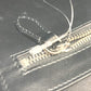 BURBERRY business bag leather black Check Pattern mens Used Authentic