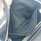 BURBERRY business bag leather black Check Pattern mens Used Authentic