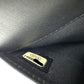 CHANEL Long Wallet Purse Patent calf leather black Matrasse Women Used Authentic