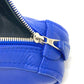 BALENCIAGA Pouch 476976 leather blue Triangle triangle Women Used Authentic