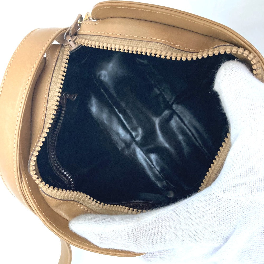 CELINE Shoulder Bag PVC / Leather beige C Macadam Women Used Authentic