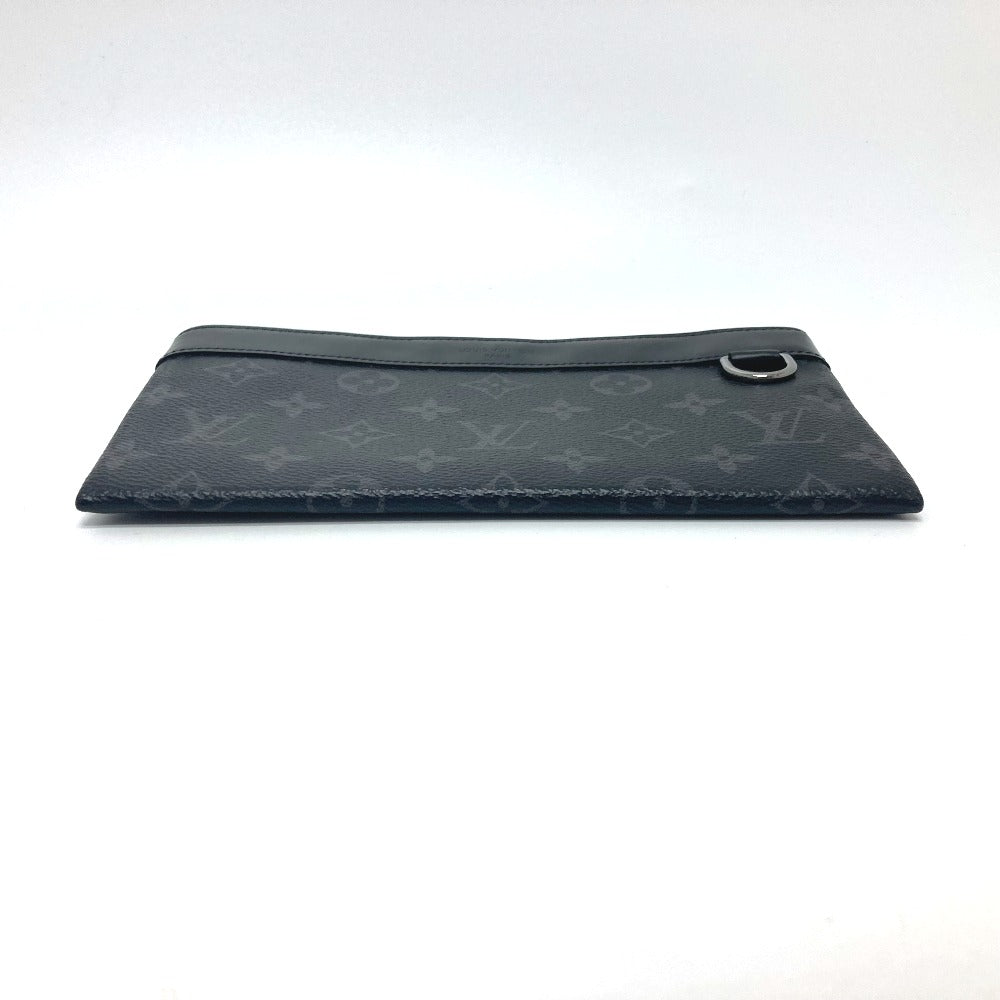 LOUIS VUITTON Pouch M44323 Monogram Eclipse Canvas black Pochette Discovery PM mens Used Authentic
