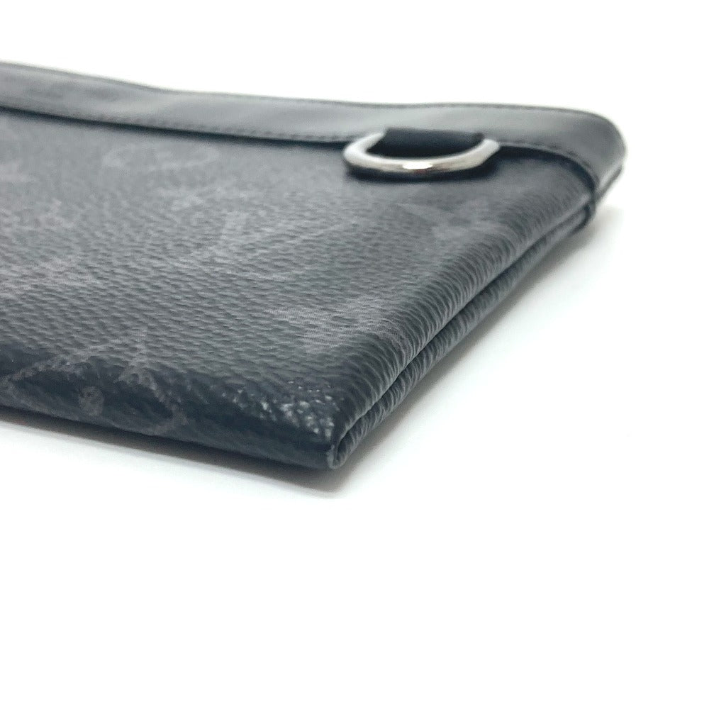 LOUIS VUITTON Pouch M44323 Monogram Eclipse Canvas black Pochette Discovery PM mens Used Authentic