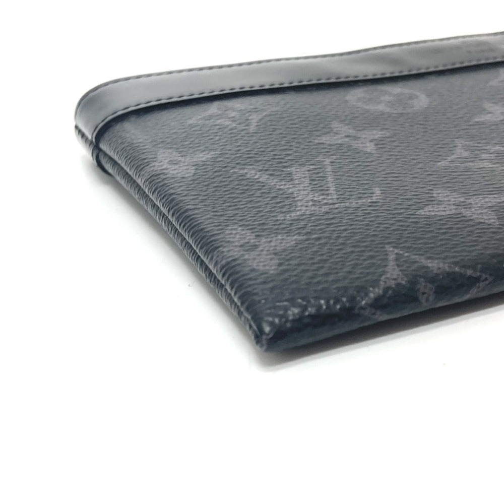 LOUIS VUITTON Pouch M44323 Monogram Eclipse Canvas black Pochette Discovery PM mens Used Authentic
