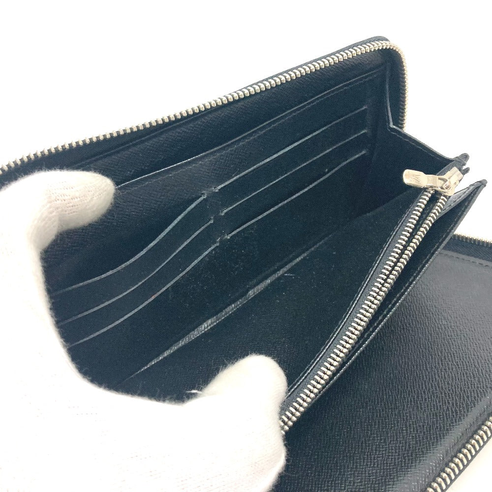 LOUIS VUITTON Long Wallet Purse M60632 Epi Leather SilverMetal Zippy Organizer mens Used Authentic