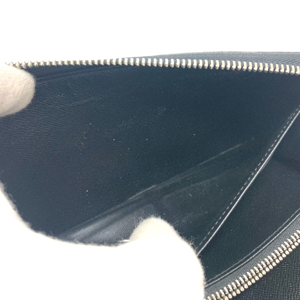 LOUIS VUITTON Long Wallet Purse M60632 Epi Leather SilverMetal Zippy Organizer mens Used Authentic