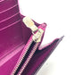 LOUIS VUITTON Long Wallet Purse M6374K Epi Leather purple Portefeuille Sarah Women Used Authentic