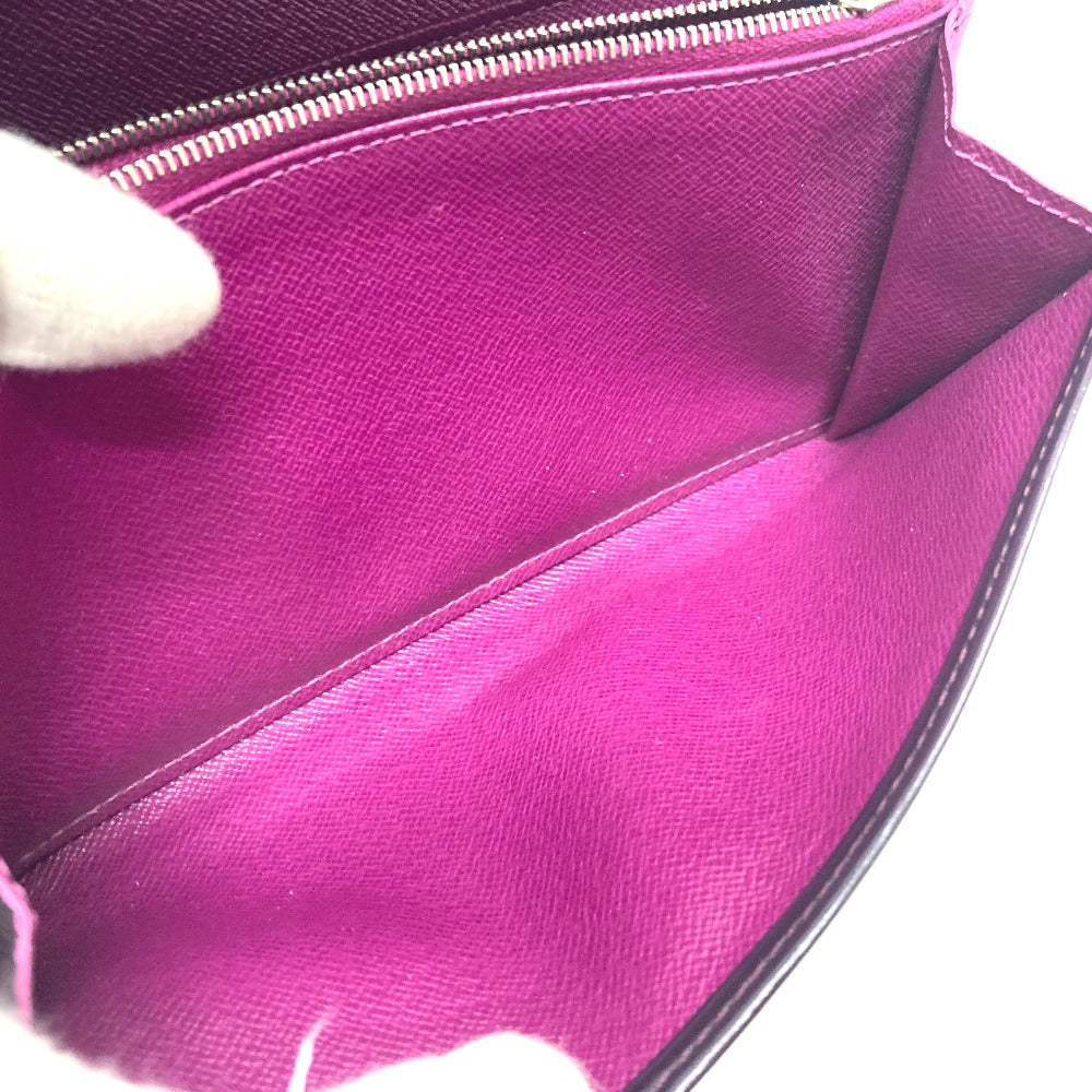 LOUIS VUITTON Long Wallet Purse M6374K Epi Leather purple Portefeuille Sarah Women Used Authentic