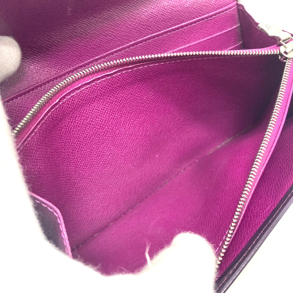 LOUIS VUITTON Long Wallet Purse M6374K Epi Leather purple Portefeuille Sarah Women Used Authentic