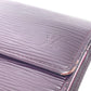LOUIS VUITTON Long Wallet Purse M6374K Epi Leather purple Portefeuille Sarah Women Used Authentic