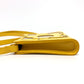 CELINE Shoulder Bag Leather / canvas Yellow / beige flour Women Used Authentic