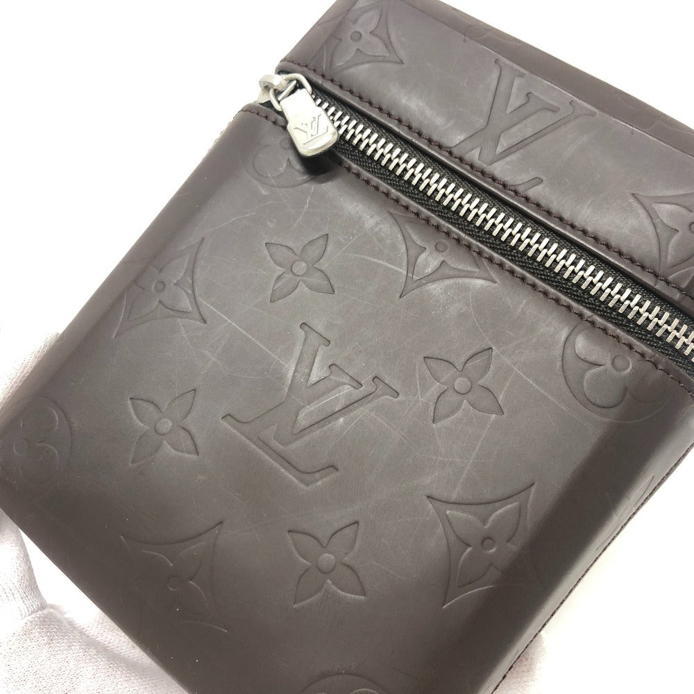 LOUIS VUITTON Pouch Ｍ46550 Monogram grass leather Brown Monogram Lace Ray