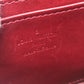 LOUIS VUITTON Coin case M93608 Monogram Vernis Pomdamul Zip around purse
