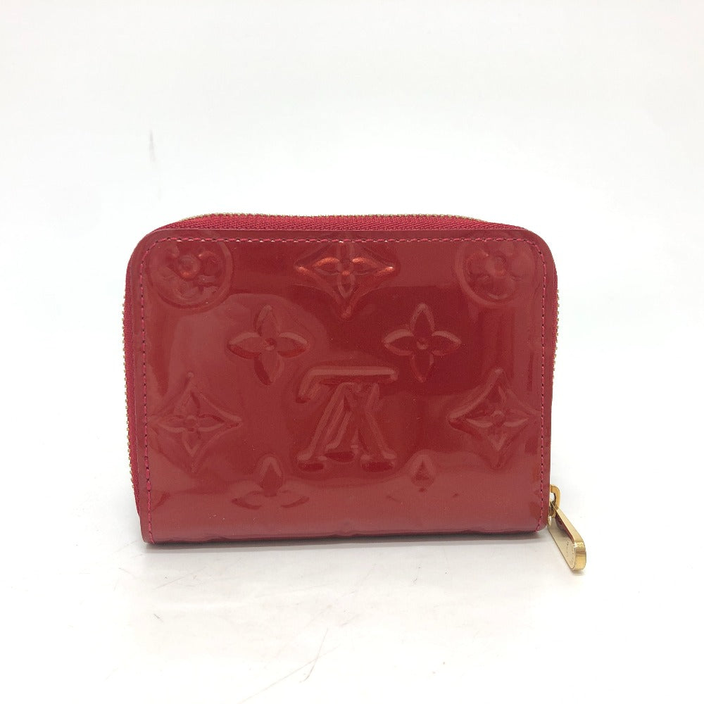 LOUIS VUITTON Coin case M93608 Monogram Vernis Pomdamul Zip around purse