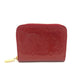 LOUIS VUITTON Coin case M93608 Monogram Vernis Pomdamul Zip around purse