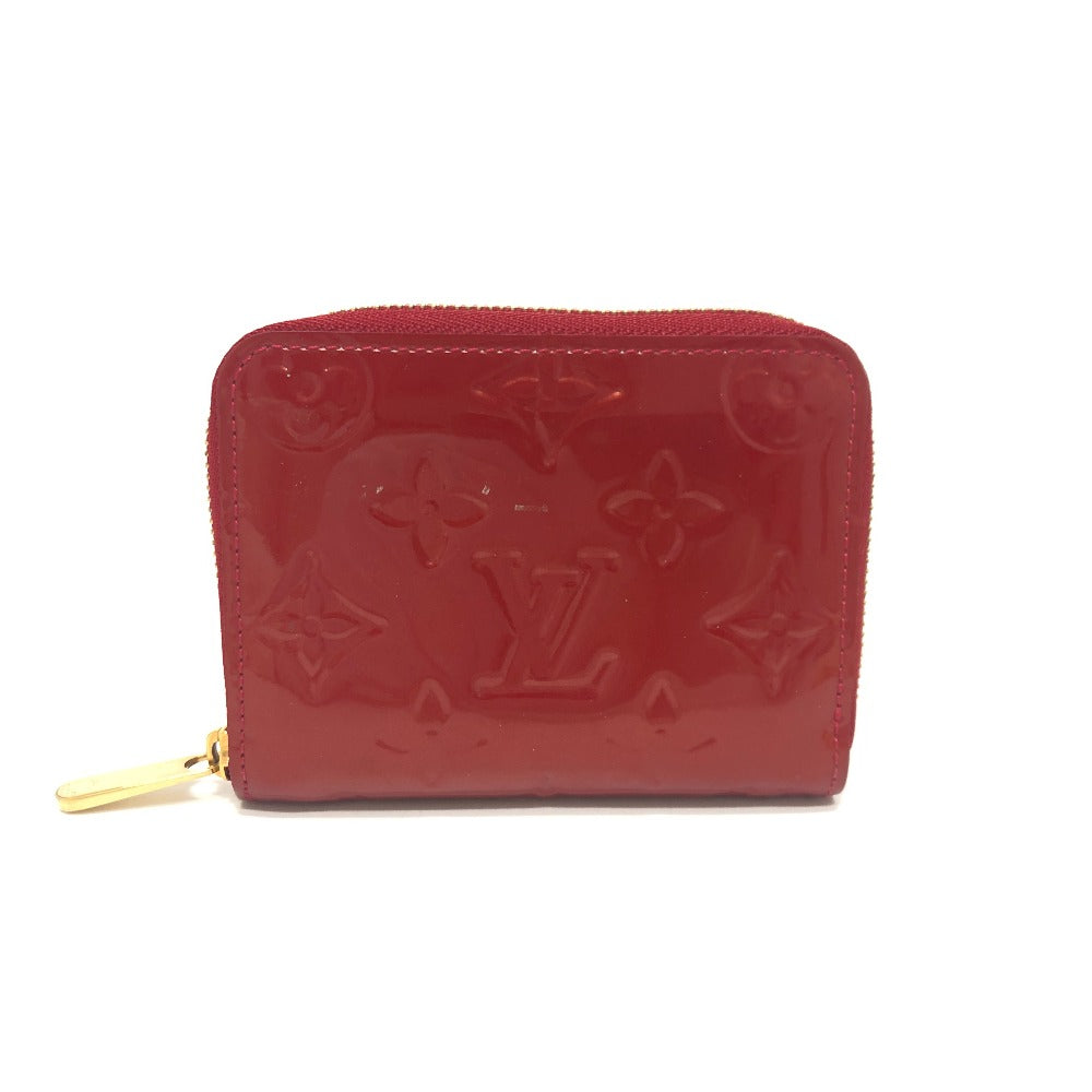 LOUIS VUITTON Coin case M93608 Monogram Vernis Pomdamul Zip around purse