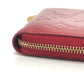 LOUIS VUITTON Coin case M93608 Monogram Vernis Pomdamul Zip around purse