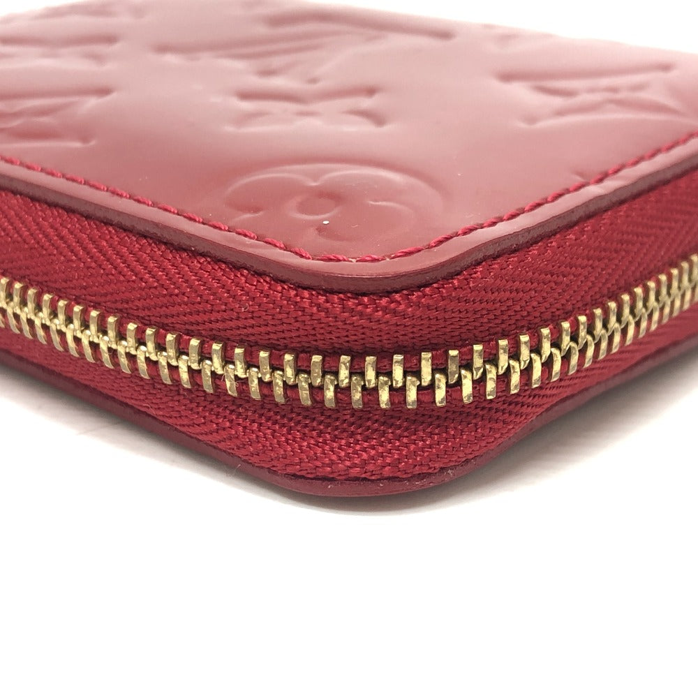 LOUIS VUITTON Coin case M93608 Monogram Vernis Pomdamul Zip around purse