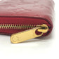 LOUIS VUITTON Coin case M93608 Monogram Vernis Pomdamul Zip around purse