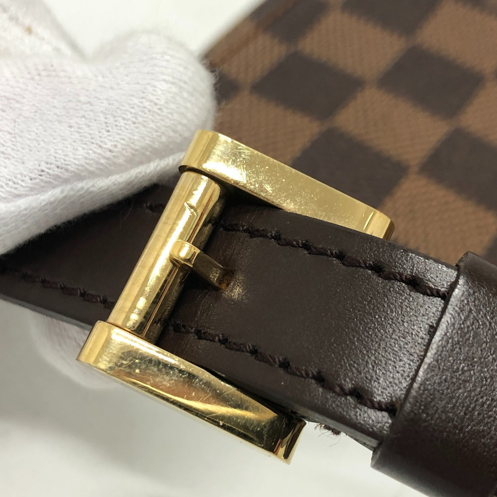 LOUIS VUITTON Shoulder Bag N51255 Damier canvas Ebene Musette Tango Women Used Authentic