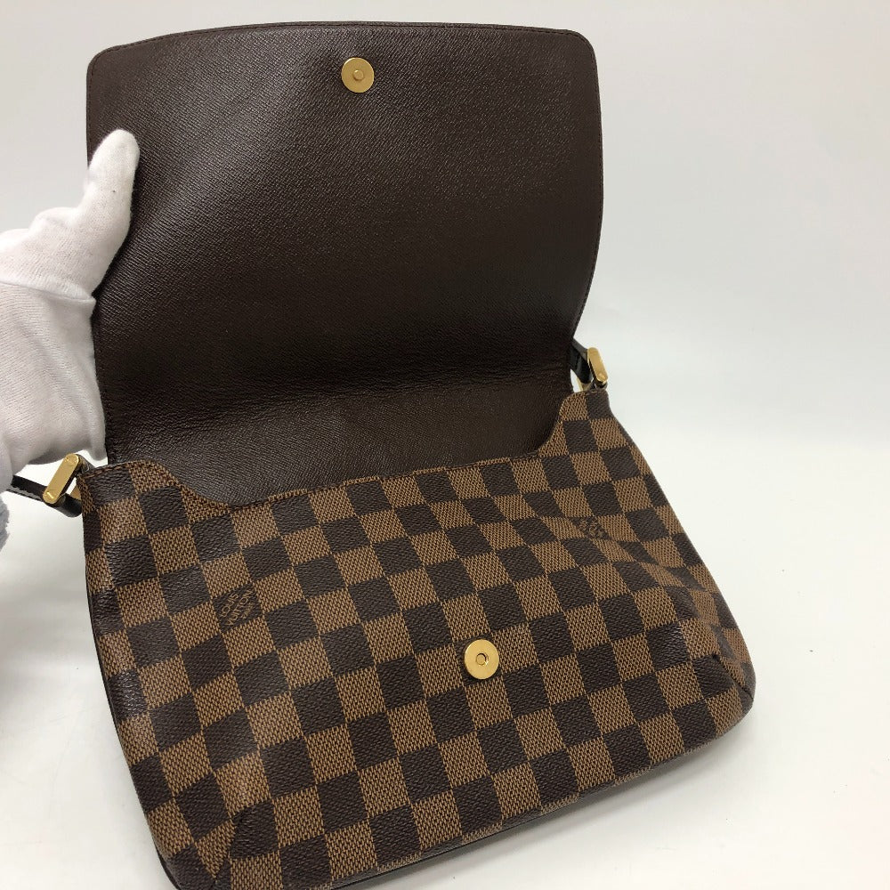 LOUIS VUITTON Shoulder Bag N51255 Damier canvas Ebene Musette Tango Women Used Authentic