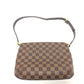 LOUIS VUITTON Shoulder Bag N51255 Damier canvas Ebene Musette Tango Women Used Authentic