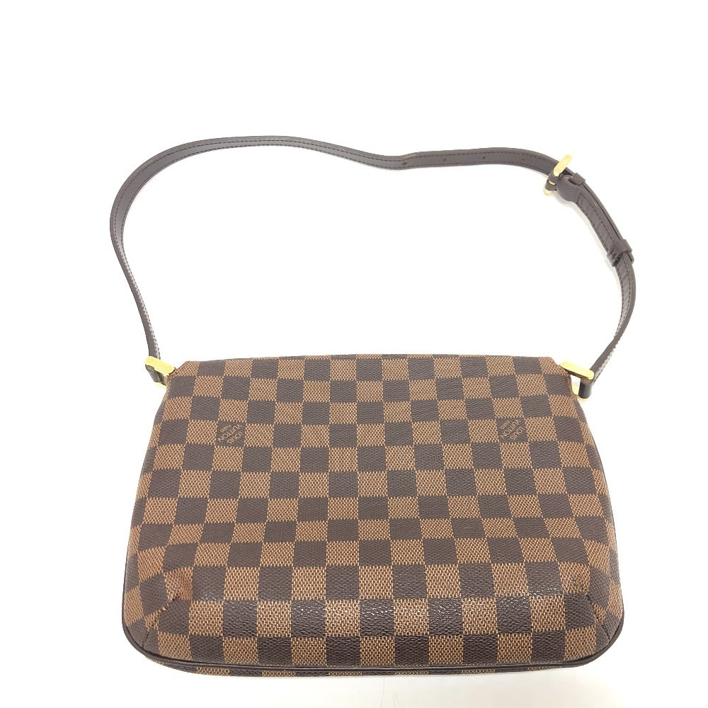 LOUIS VUITTON Shoulder Bag N51255 Damier canvas Ebene Musette Tango Women Used Authentic