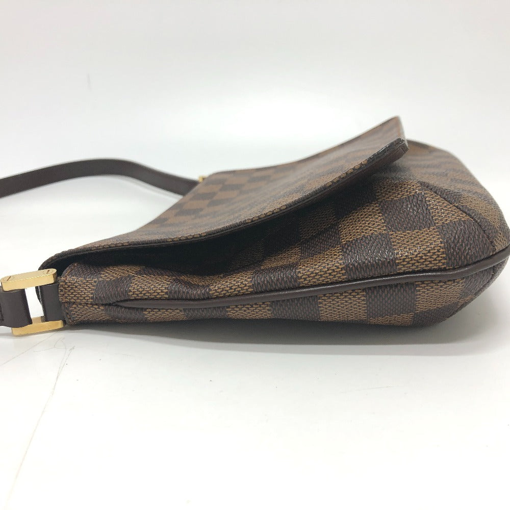 LOUIS VUITTON Shoulder Bag N51255 Damier canvas Ebene Musette Tango Women Used Authentic