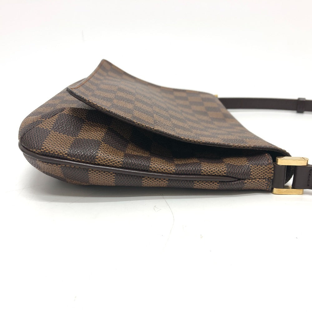 LOUIS VUITTON Shoulder Bag N51255 Damier canvas Ebene Musette Tango Women Used Authentic