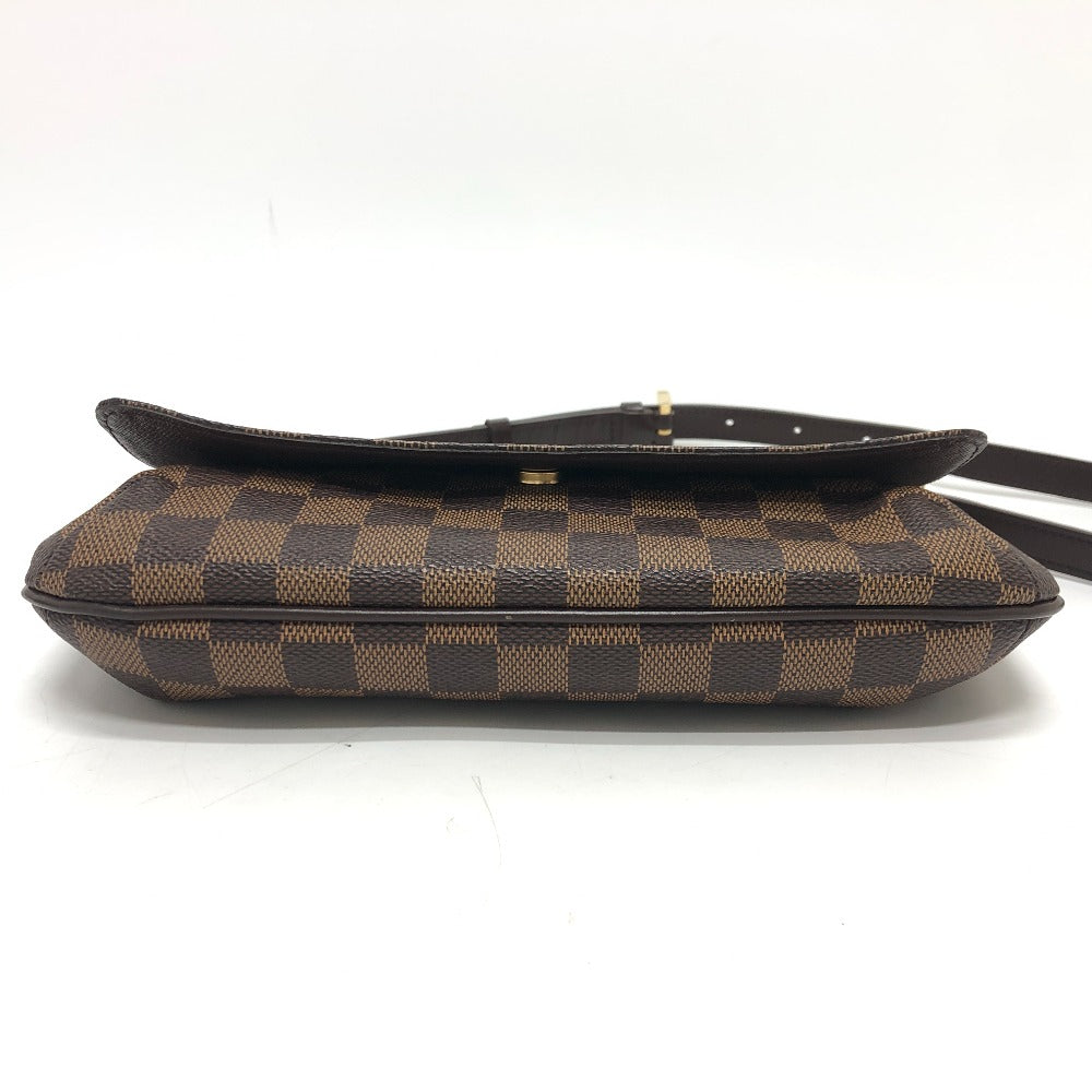 LOUIS VUITTON Shoulder Bag N51255 Damier canvas Ebene Musette Tango Women Used Authentic