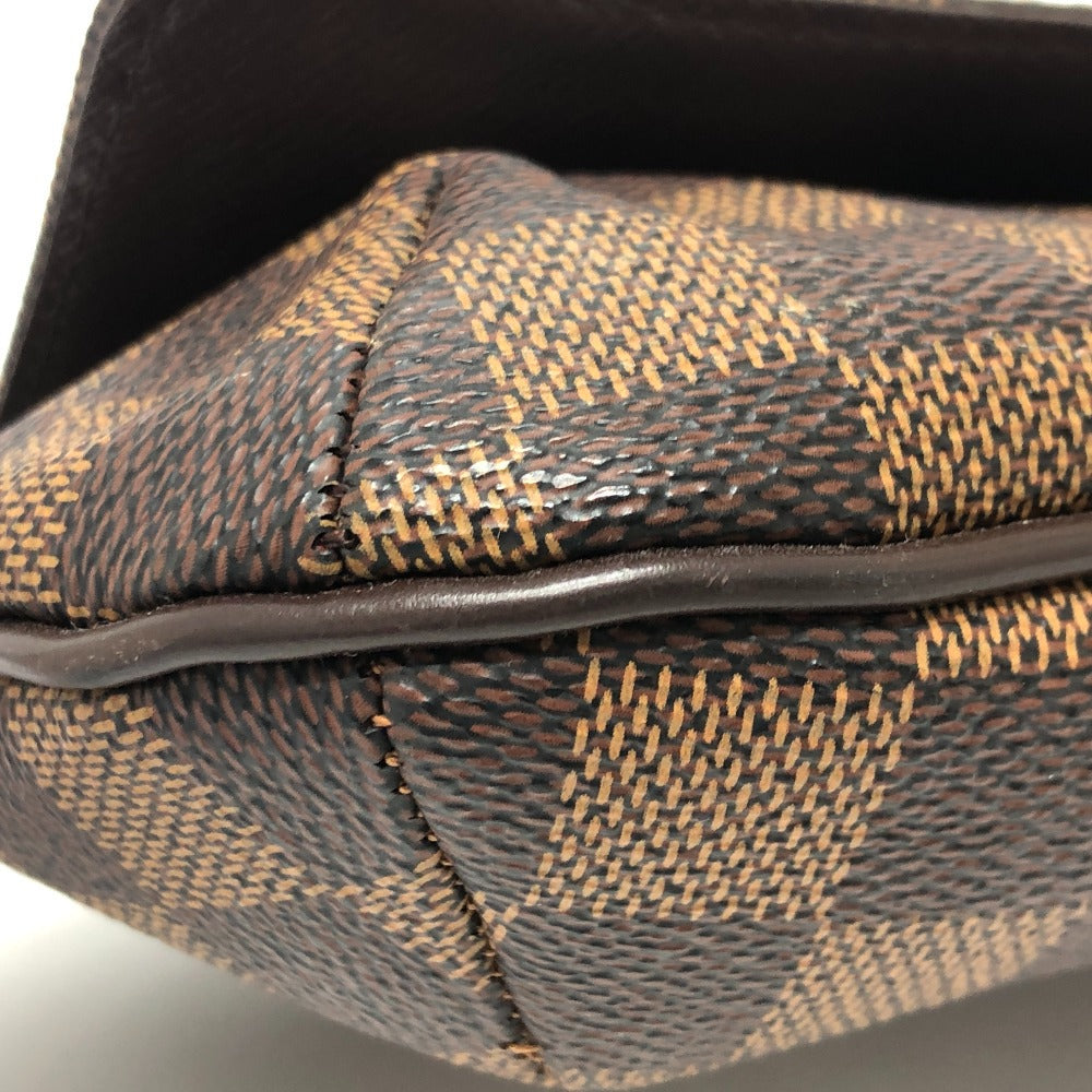 LOUIS VUITTON Shoulder Bag N51255 Damier canvas Ebene Musette Tango Women Used Authentic